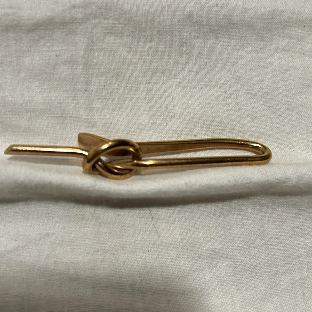 Kreisler 1950’s Gold Filled Knot Tie Bar Made in USA